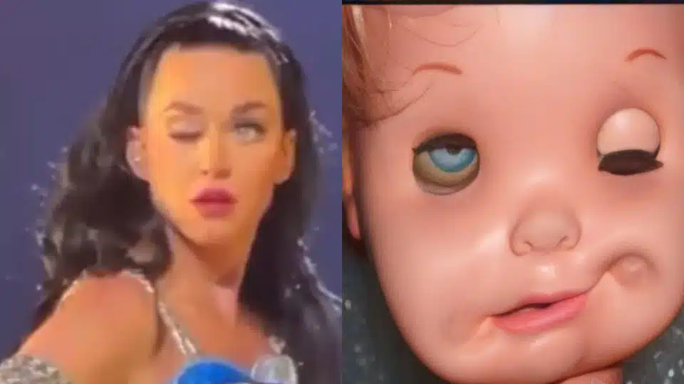 Katy Perry pierde el control de su ojo que pasó