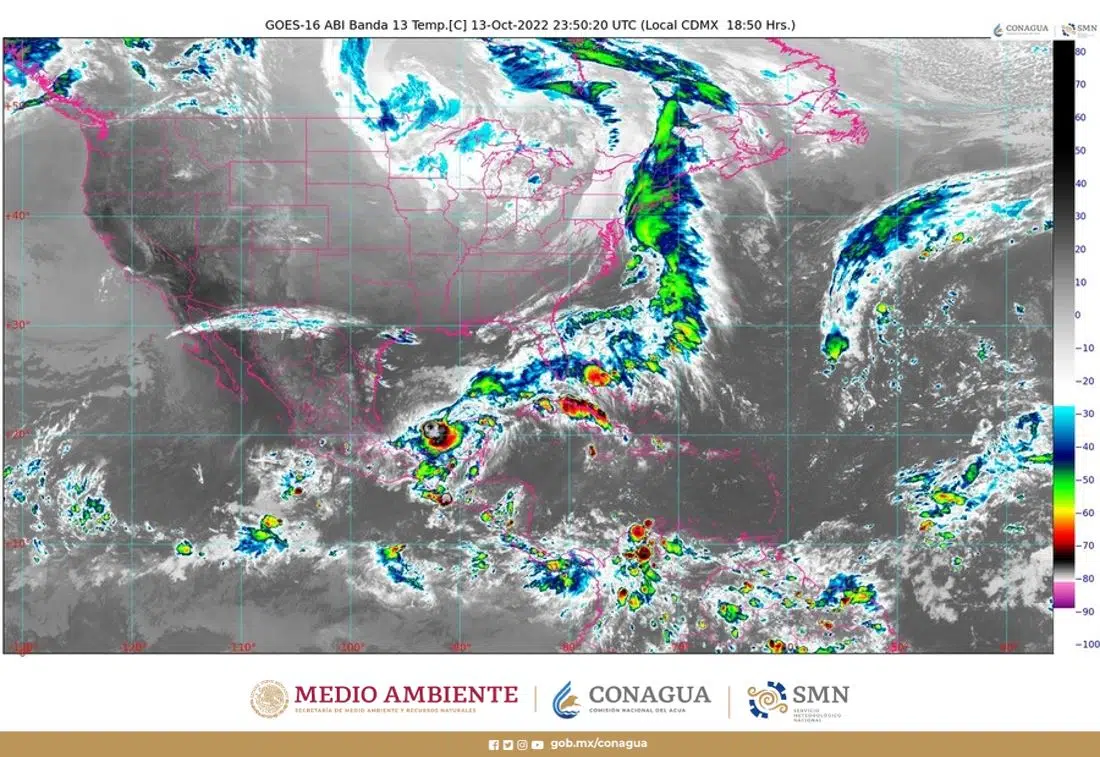 Mantendrá tormenta tropical Karl lluvias intensas en Campeche, Chiapas, Tabasco y Veracruz
