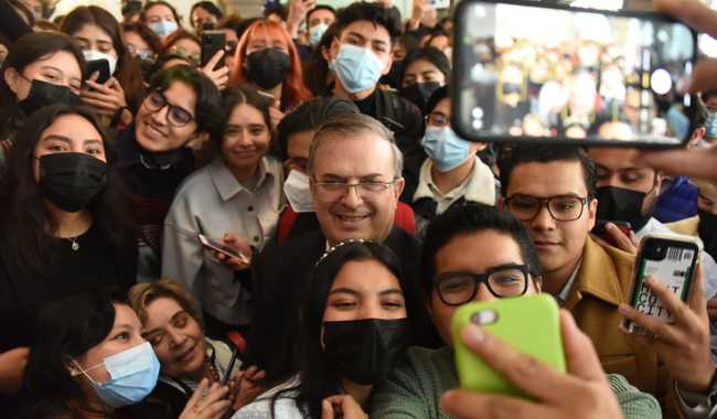 Simpatizantes de Marcelo Ebrard