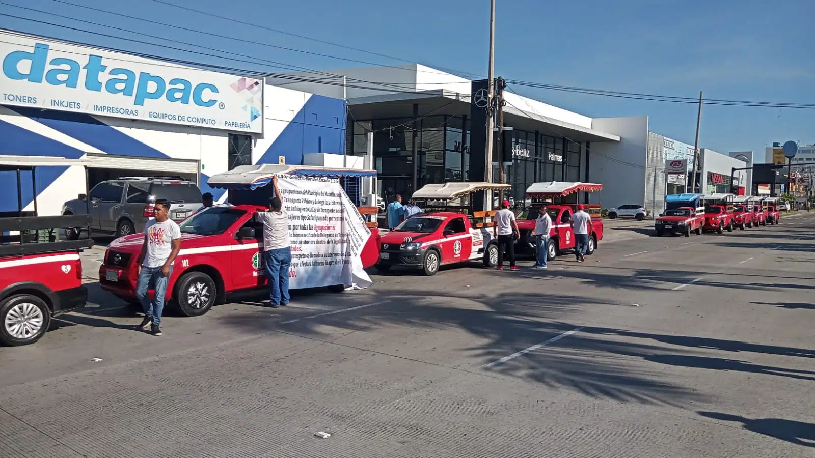 Mazatlán, Aurigas, Manifestación