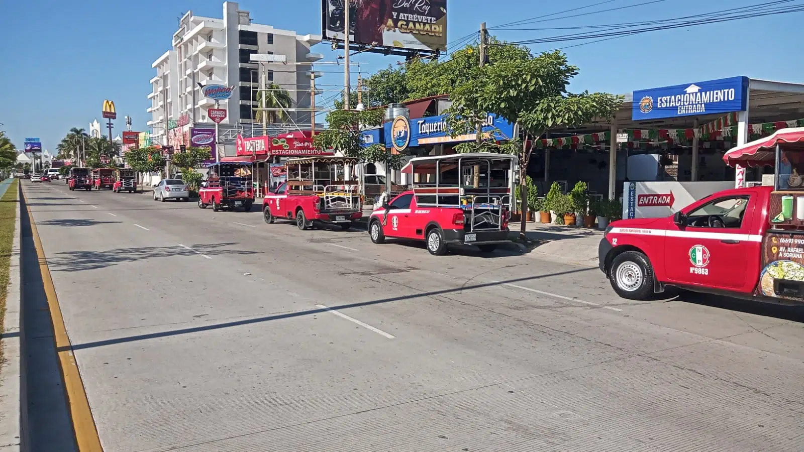 Mazatlán, Aurigas, Manifestación