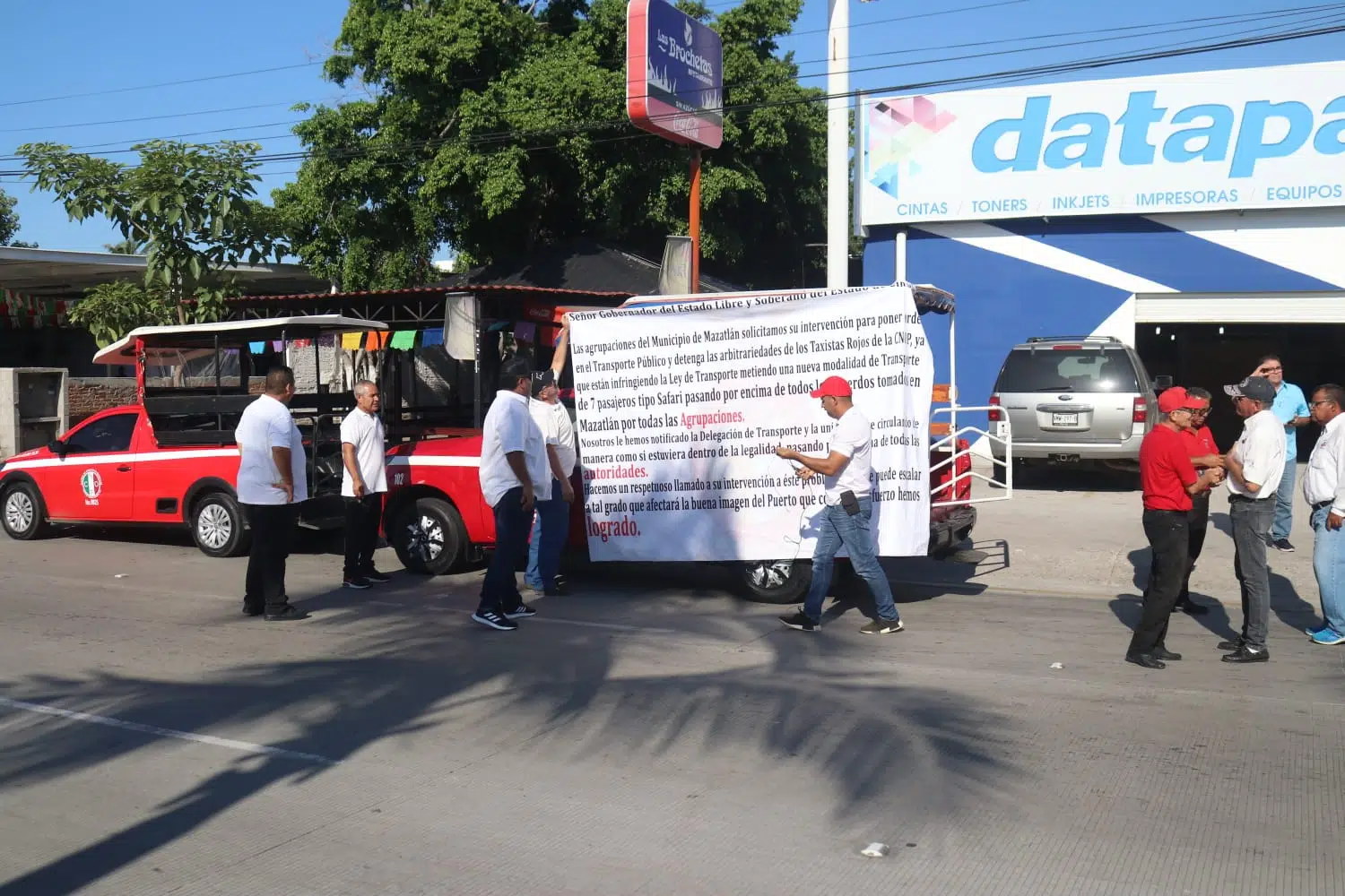 Mazatlán, Aurigas, Manifestación