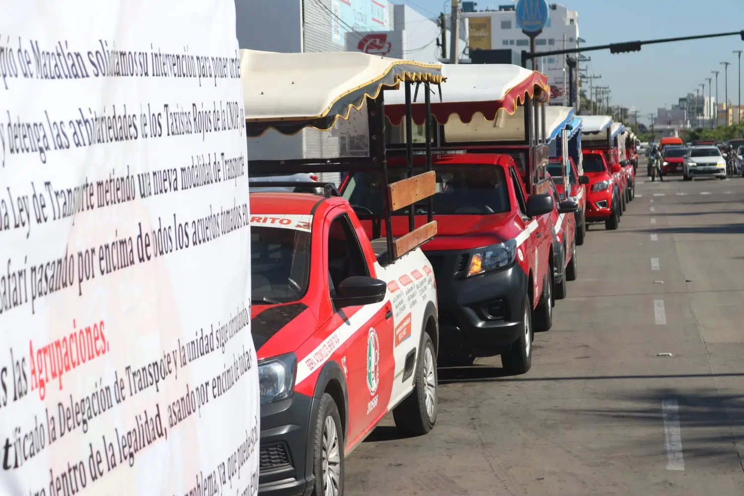 Mazatlán, Aurigas, Manifestación