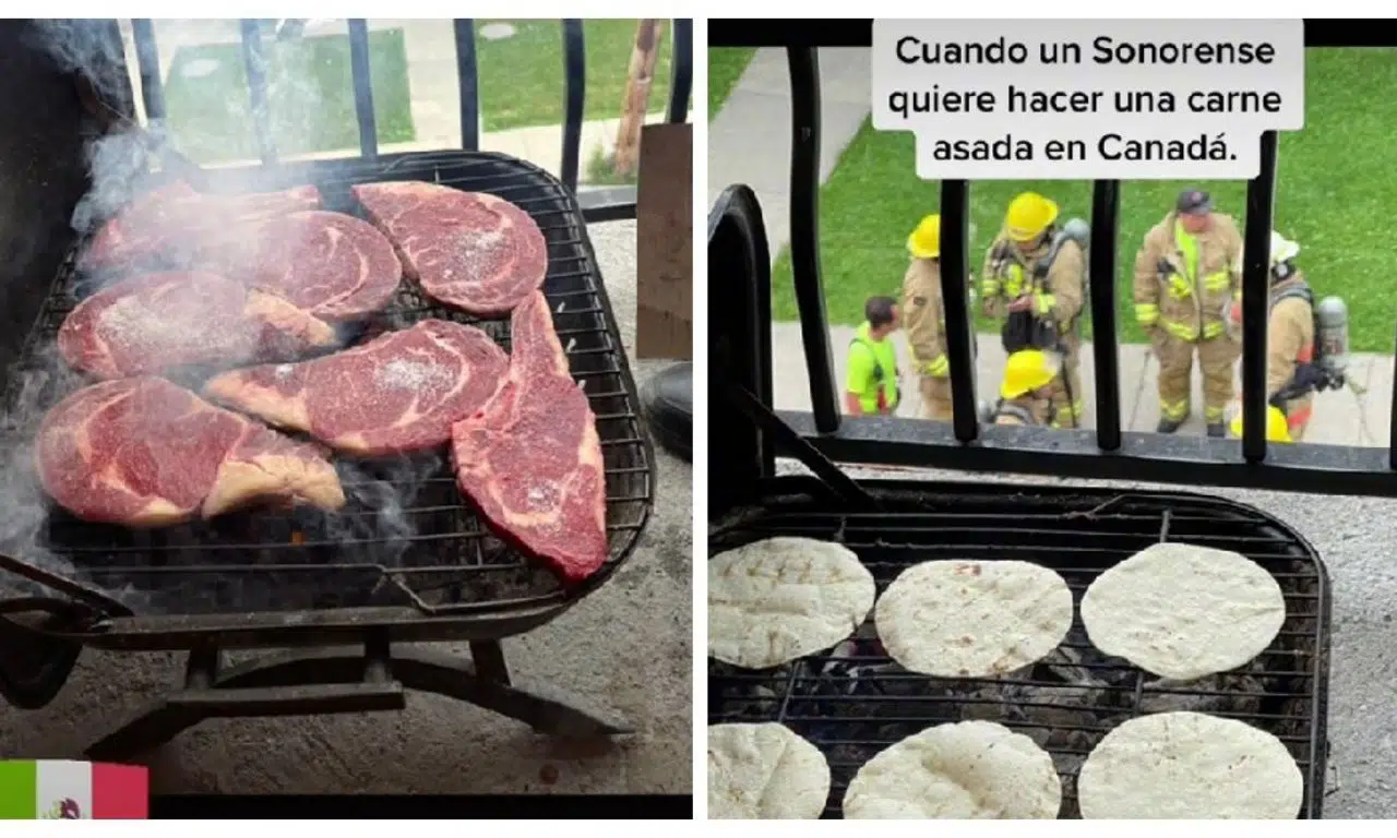 Mexicano se vuelve viral tras preparar carne asada en Canadá