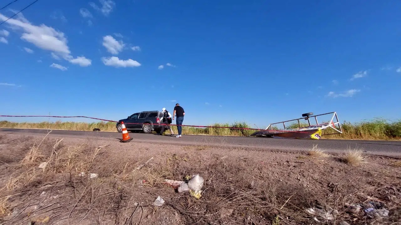 Motociclista, Ahome, Accidente