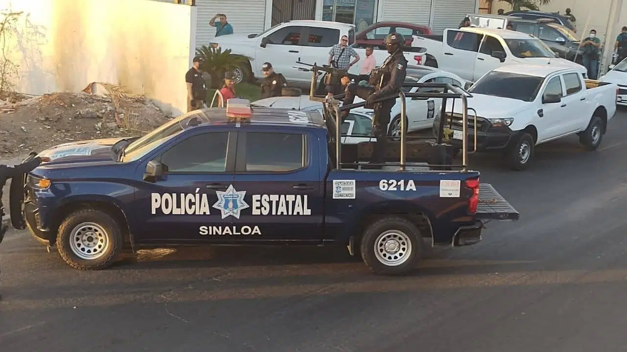 Operativo de la Policía Estatal en Guasave