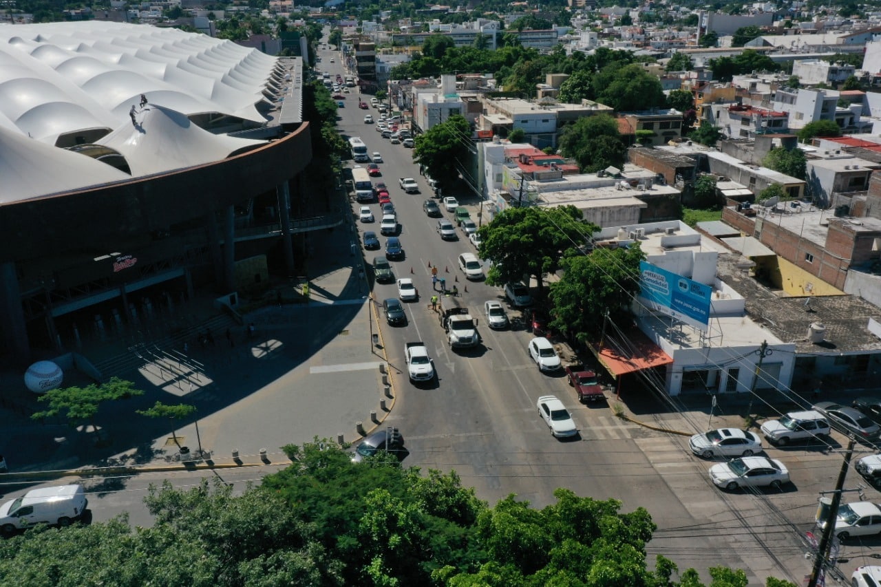 Reparación de vialidades en Culiacán