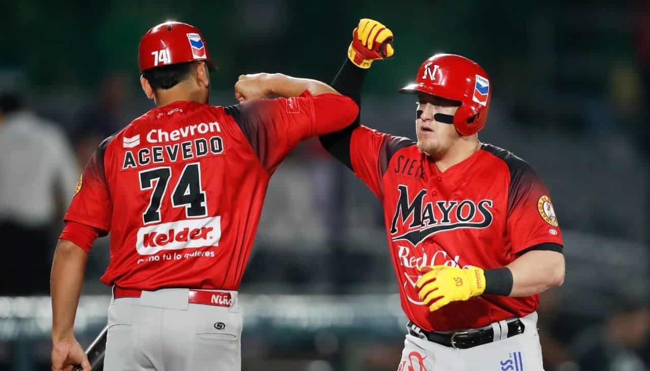 El ahomense Samar Leyva pegó uno de los tres jonrones para contribuir en la victoria de Mayos de Navojoa