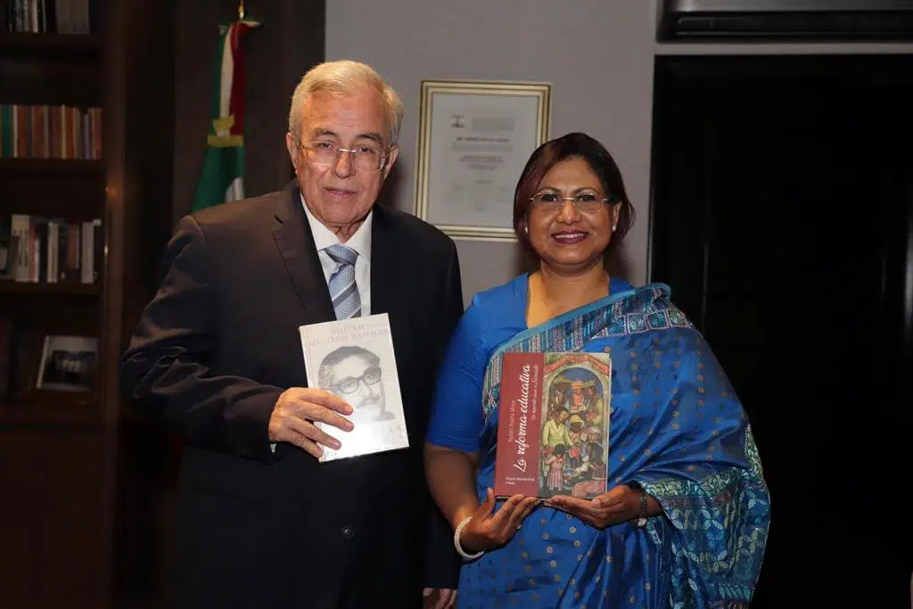 Se reúnen el gobernador Rocha y la embajadora de la República Popular de Bangladesh