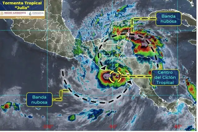 Tormenta tropical “Julia”