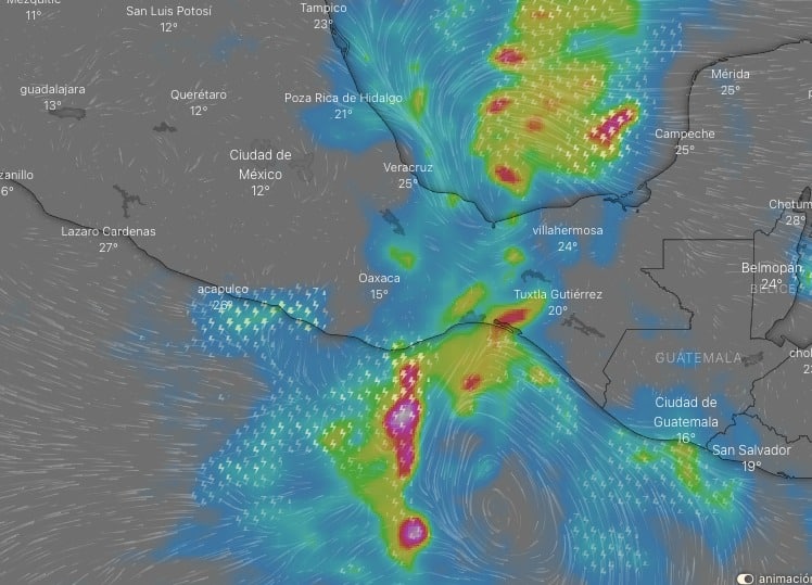Tormenta tropical “Roslyn”