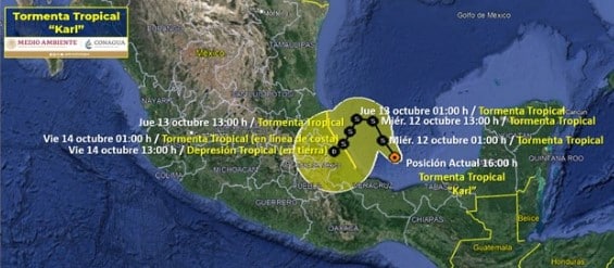 Tormenta tropical karl