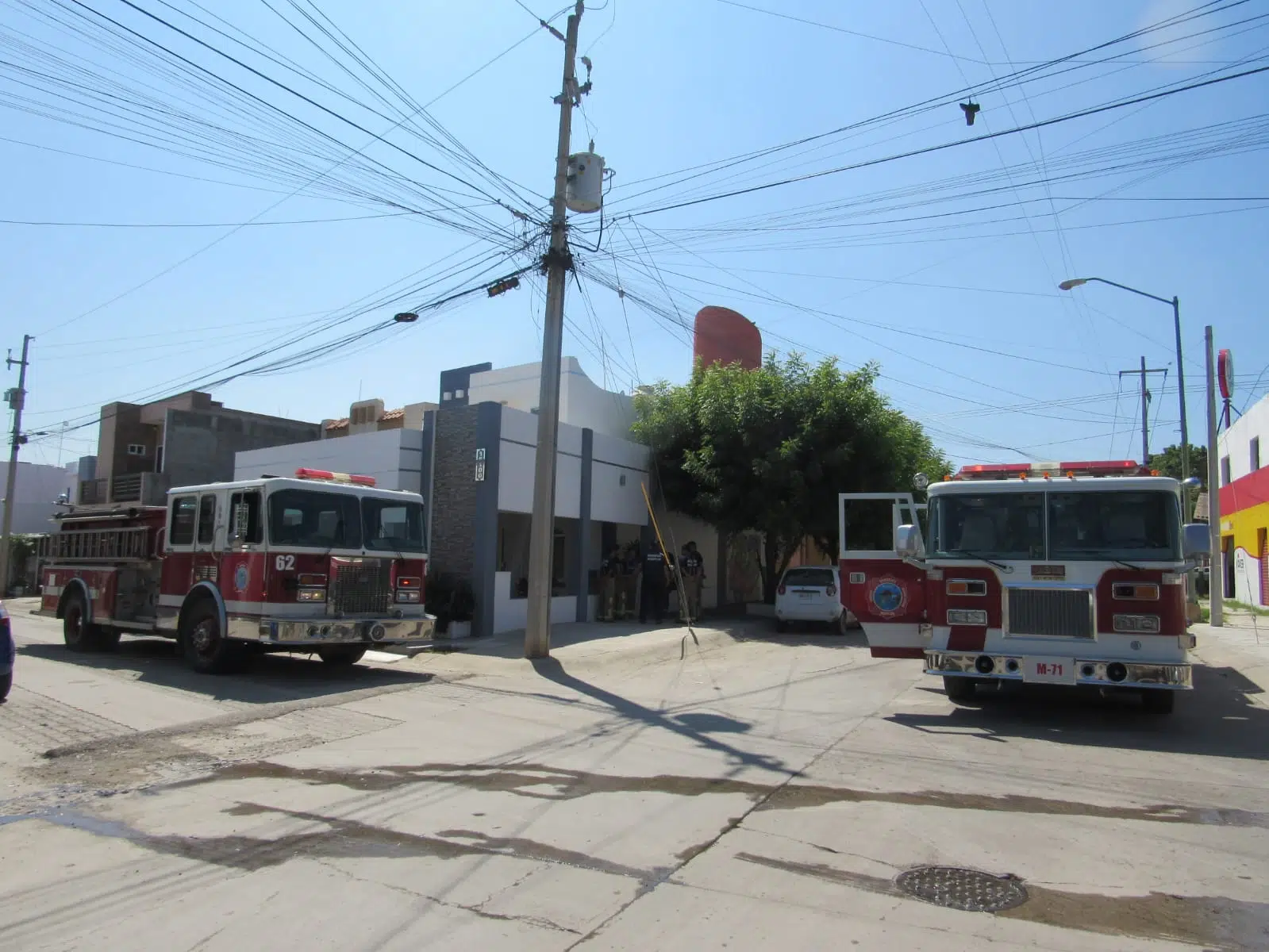 Incendio por fuga de gas en Mazatlán