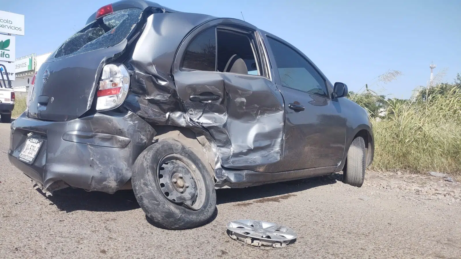 aparatoso accidente en Culiacán