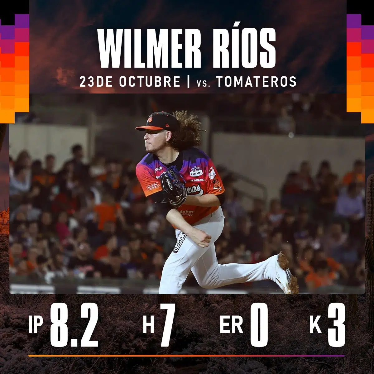 VIDEO: ¡Naranjeros es líder de LMP! Wilmer Ríos brilló en la lomita... ¿Qué tan cerca del juego perfecto?