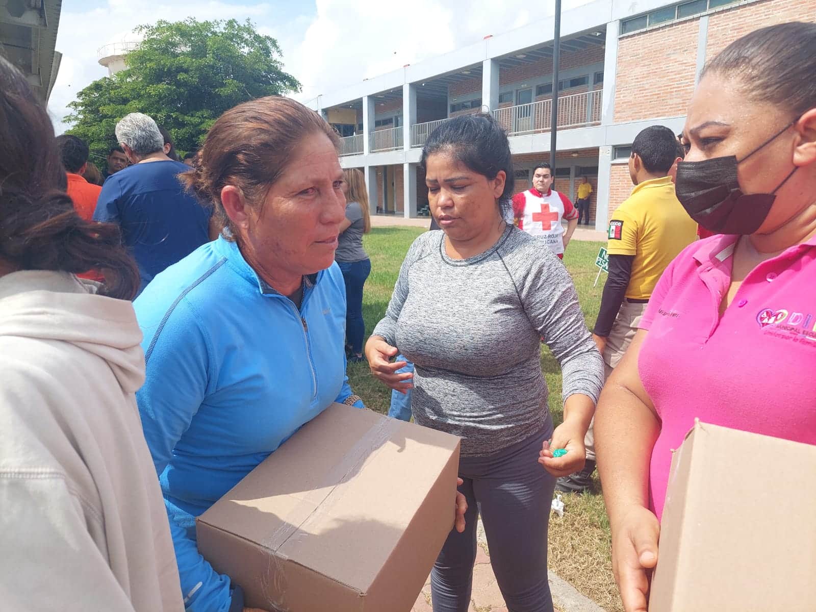 Tras la preocupación, la calma volvió a María, tras el pasó de 