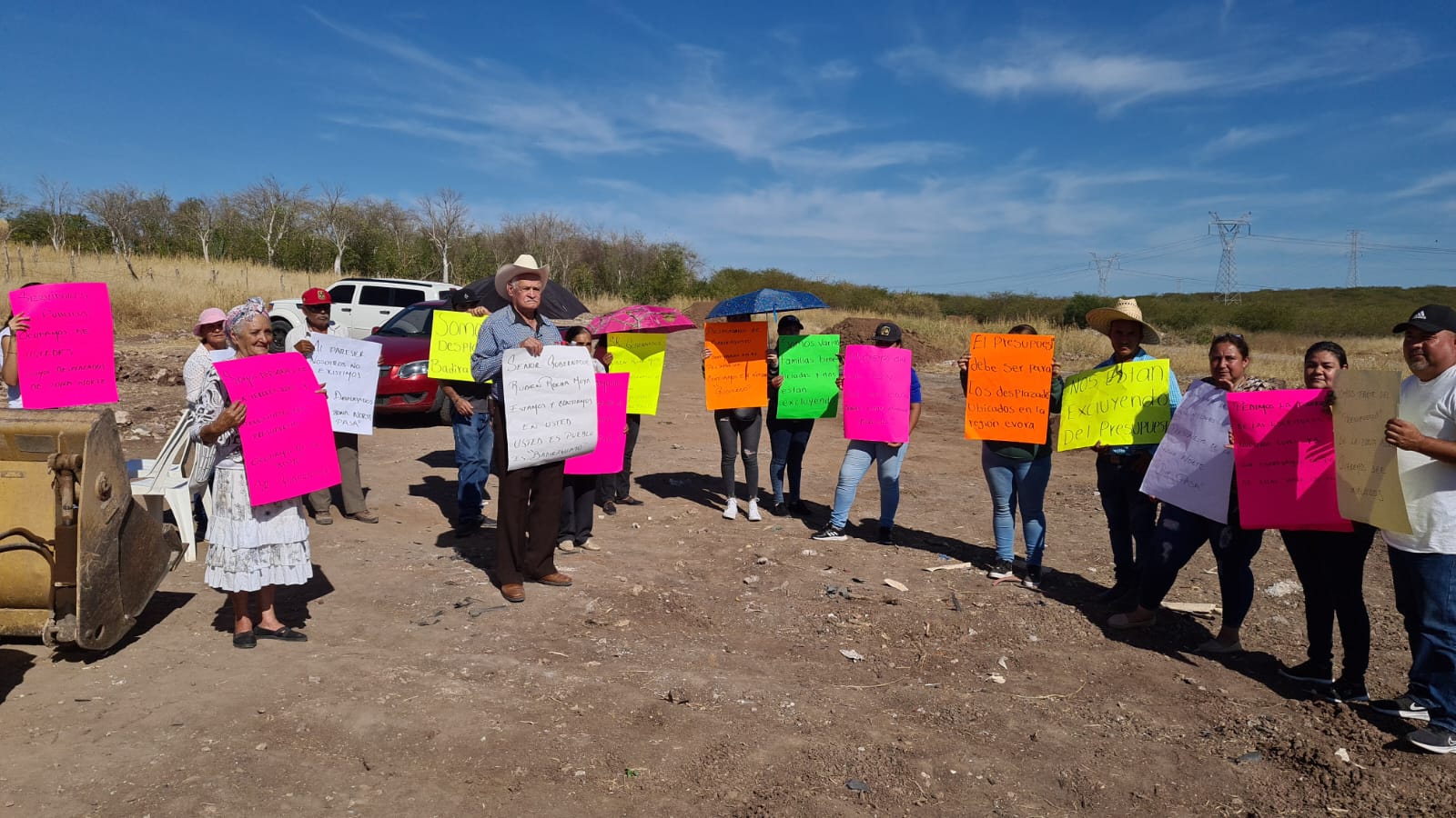 Video: ¡Son desplazados por la violencia en Badiraguato! Se manifiestan en Guamúchil
