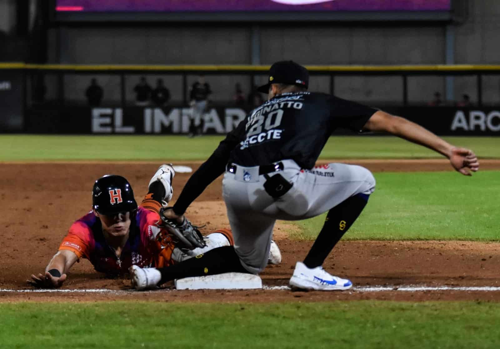 ¡Clásico sonorense empatado en juego de pocas carreras entre Naranjeros y Yaquis!