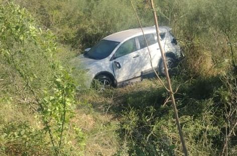 Martín salió expulsado de la México 15, tras ser chocado por alcance en Guasave