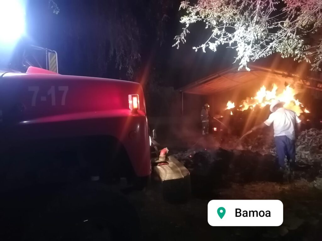 Incendio en Bamoa, Guasave