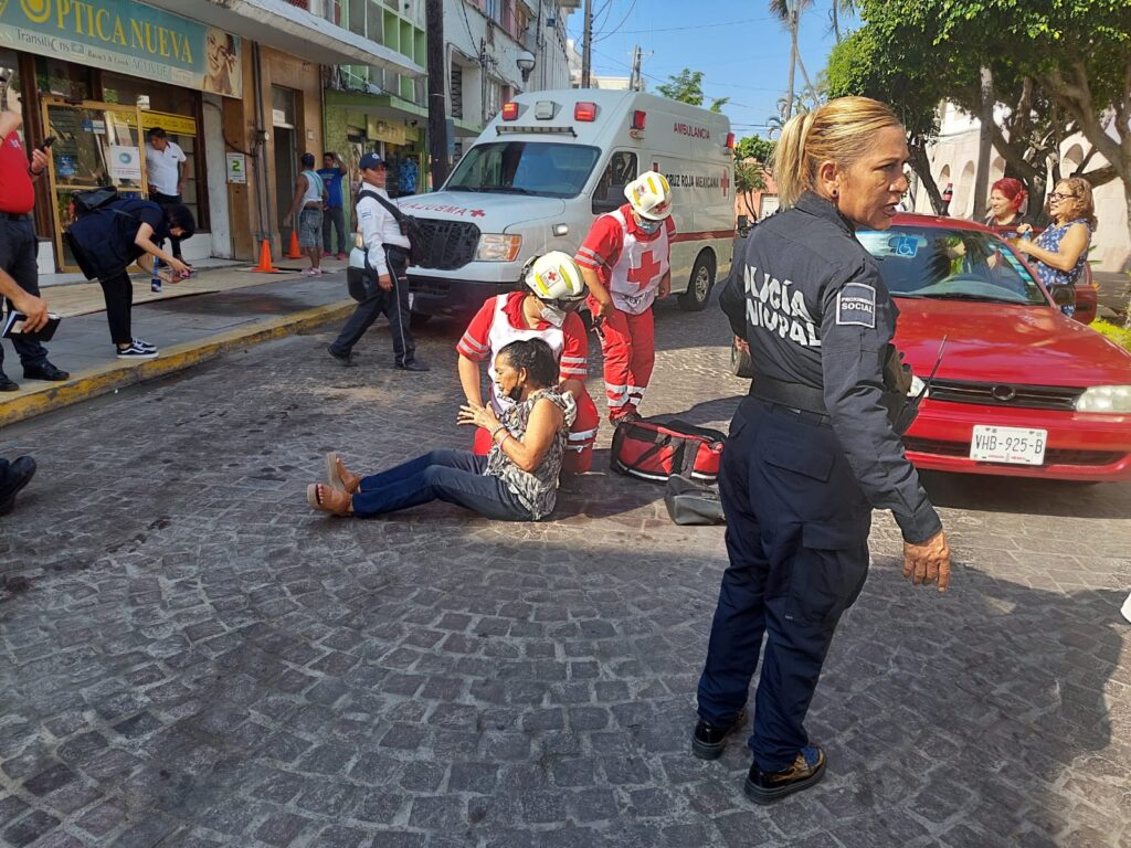 Mujer atropellada en Mazatlán