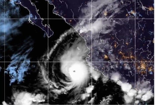 huracán Orlene sinaloa