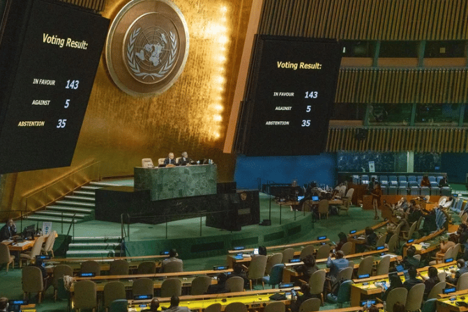 Aprueban resolución en la ONU