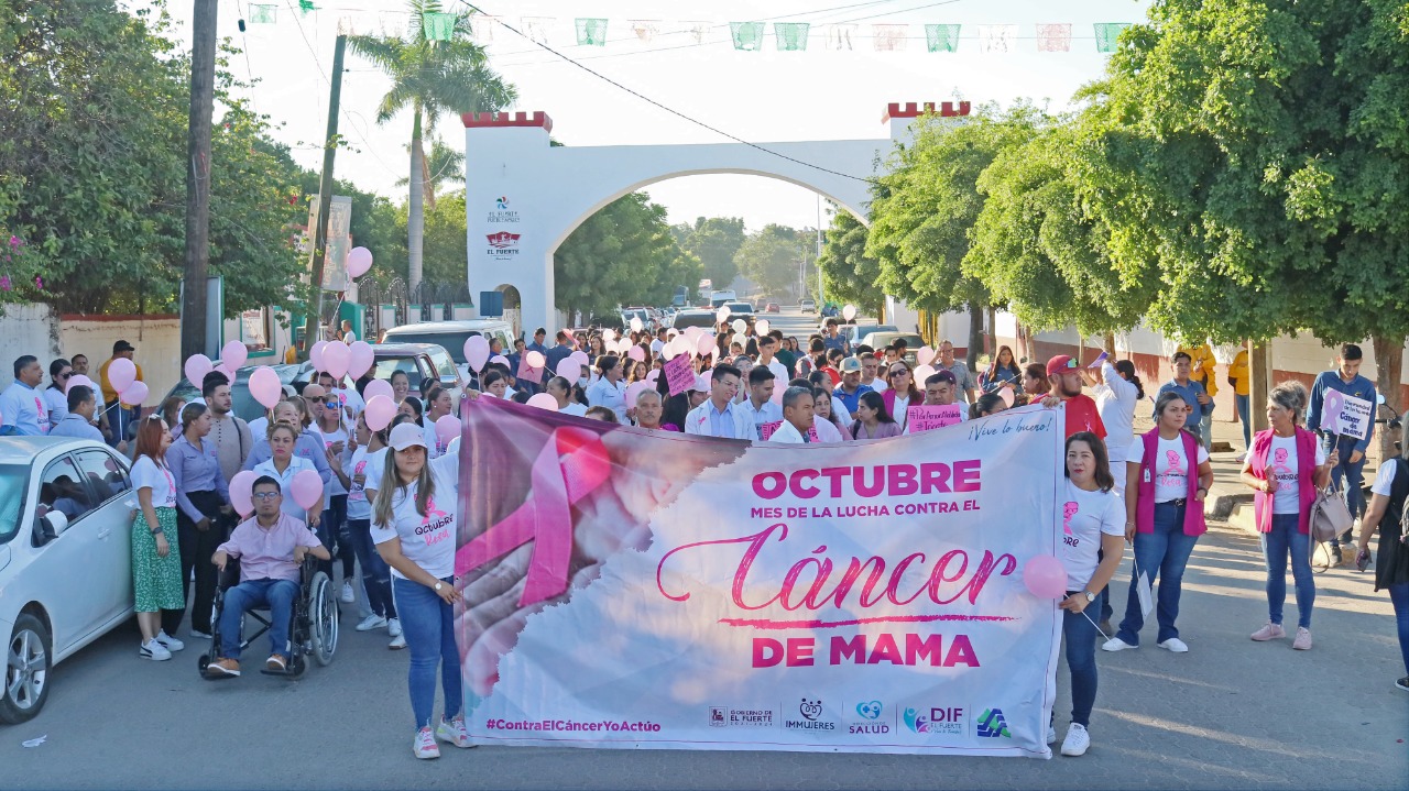 marcha rosa del Día Mundial de la Lucha contra el Cáncer de Mama