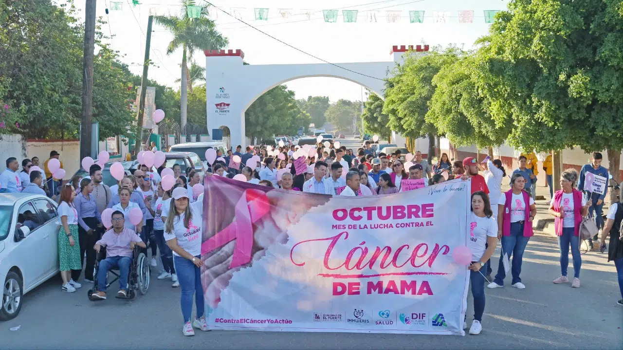 marcha rosa del Día Mundial de la Lucha contra el Cáncer de Mama