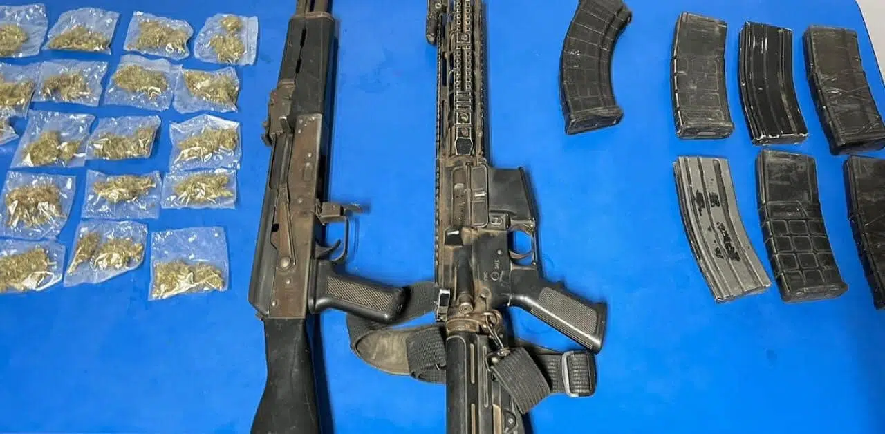¡Golpe a la delincuencia ! Sedena decomisa armas de fuego y un vehículo en Empalme Sonora
