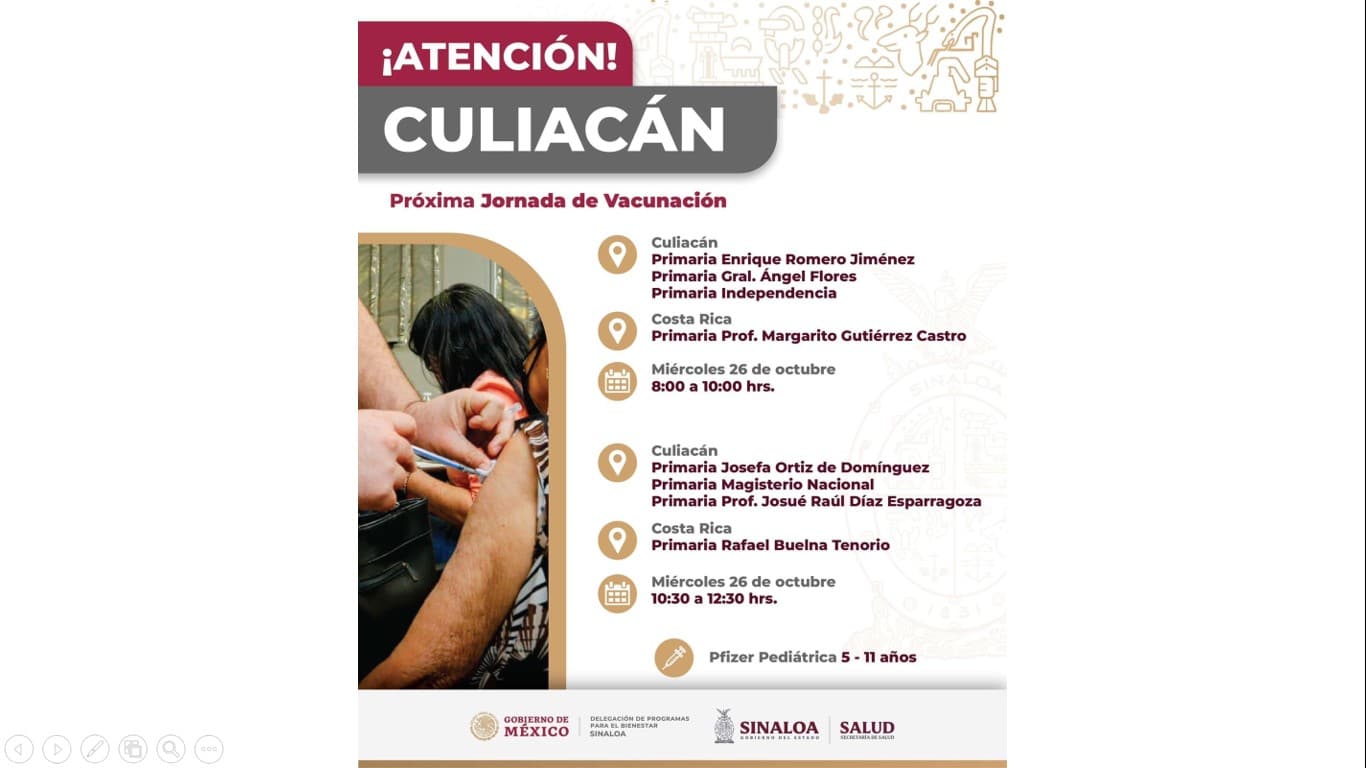 vacunacion niños culiacán