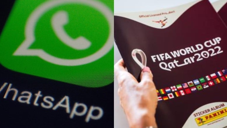 Estafa con álbum Panini en WhatsApp
