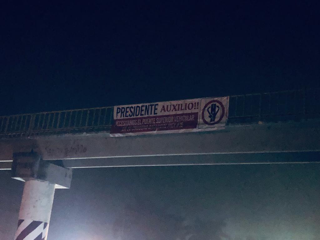 ¡Auxilio señor Presidente! Claman en Batamote; piden paso superior vehicular