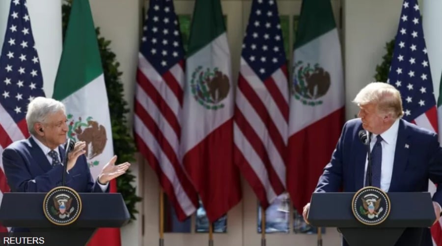 AMLO y Donald Trump