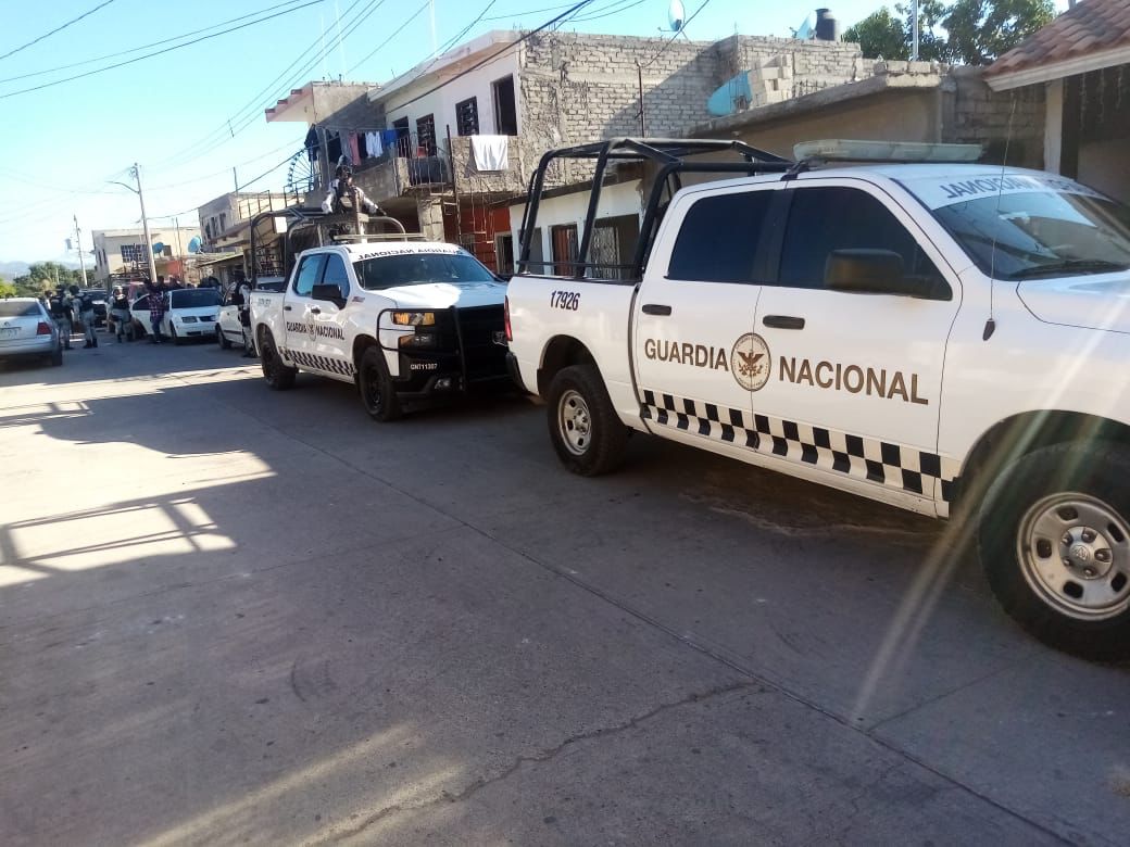 Operativo de la Guardia Nacional en El Rosario
