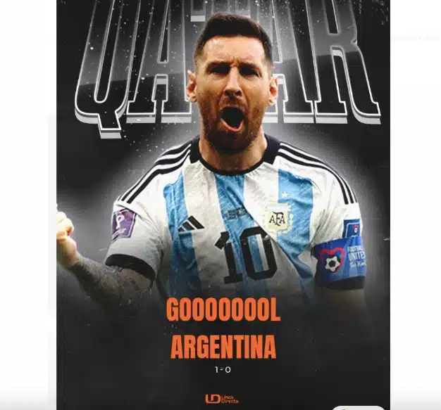 Gol de Argentina Qatar 2022