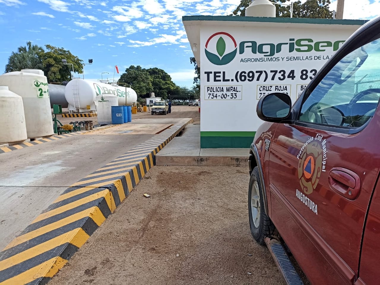 Amoniaco Empresas agrícolas Protección Civil