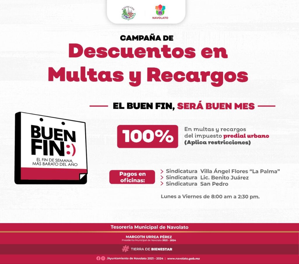 Abrirán cajas de cobro del impuesto predial urbano en La Palma, San Pedro, y Villa Juárez