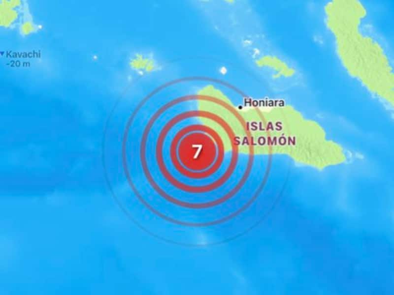 Alerta De Tsunami En Islas Salomón, Tras Sismo De Magnitud 7.0 | Línea ...