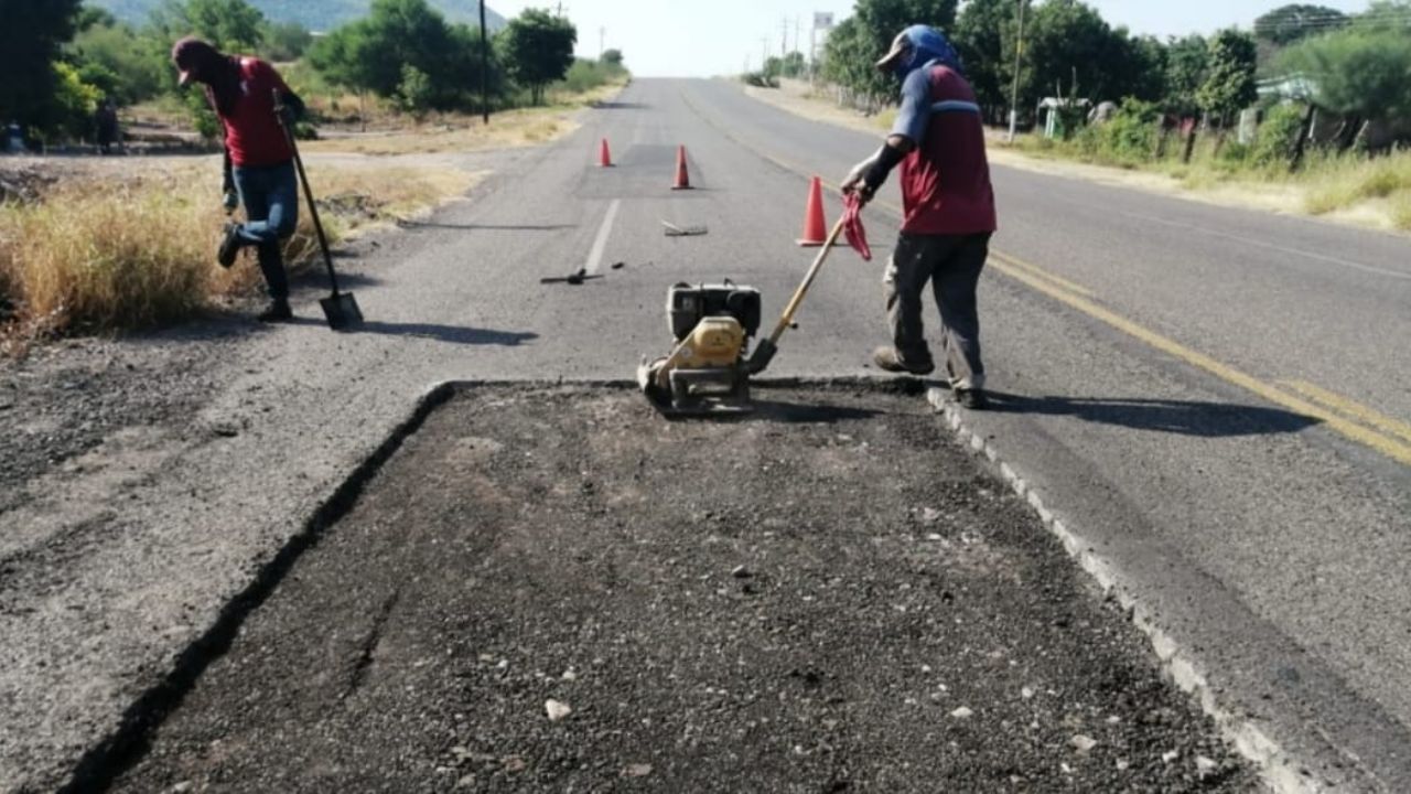 Bacheo en Guasave