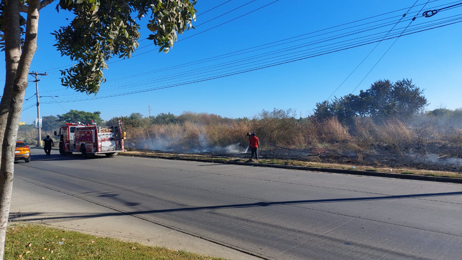 Bomberos Veteranos Mazatlán-incendio-maleza