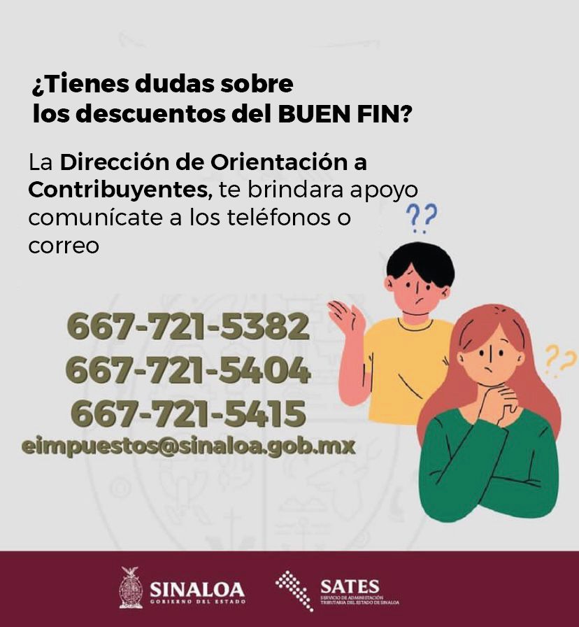 Buen Fin, Licencia de conducir, Sates