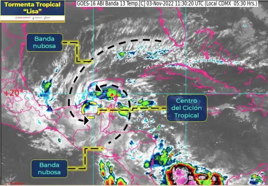 Ciclón “Lisa”