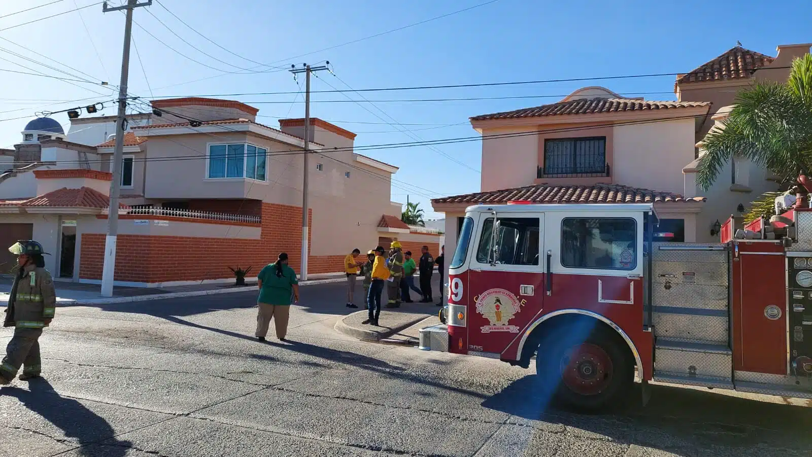 Descarga eléctrica en Los Mochis