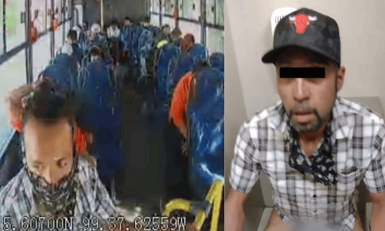 Detienen a ladrón en baño Metepec