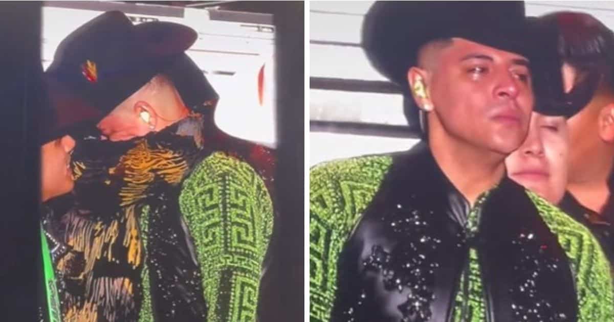 El famoso Eduin Caz llora en pleno show de Tijuana
