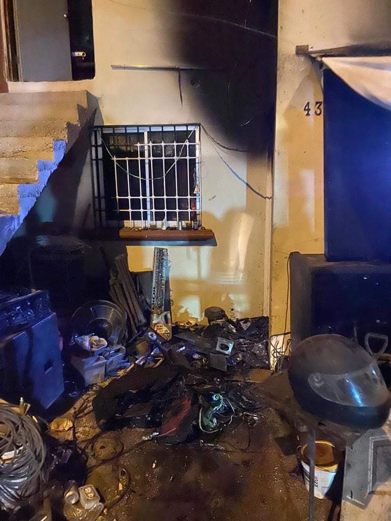 Empleado municipal de Guamúchil incendio
