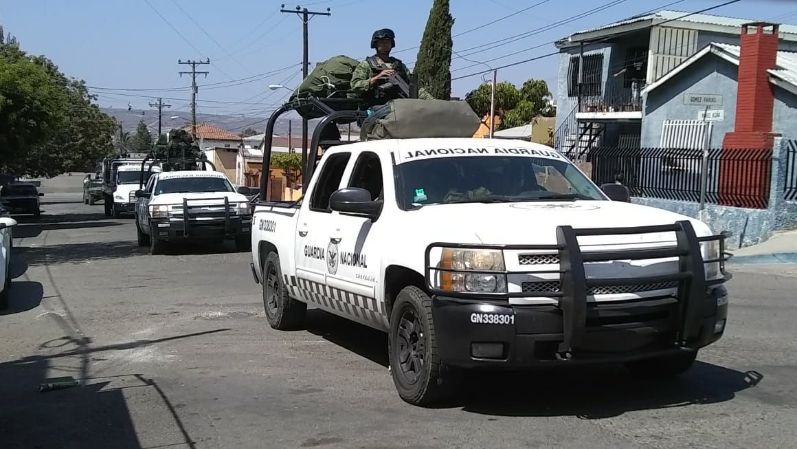 Guadia Nacional en Desfile de Guasave