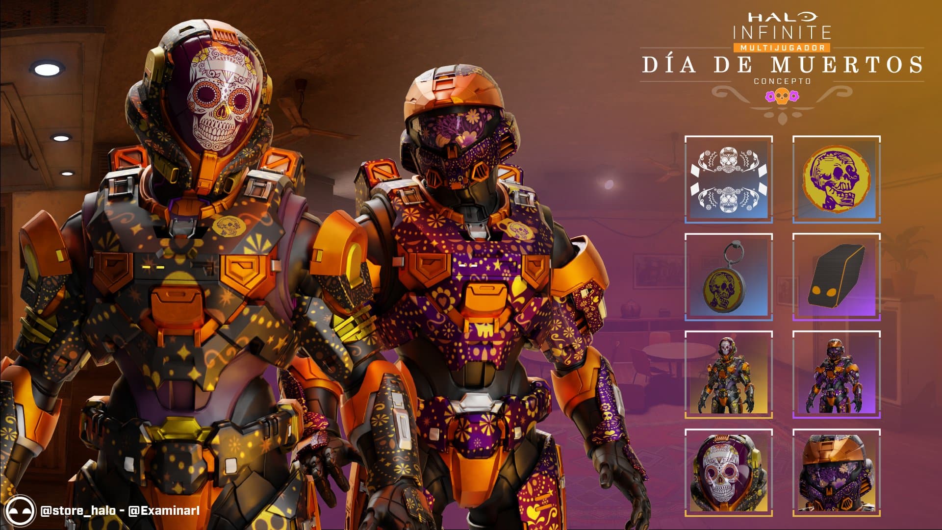 Halo Infinitive Día de Muertos