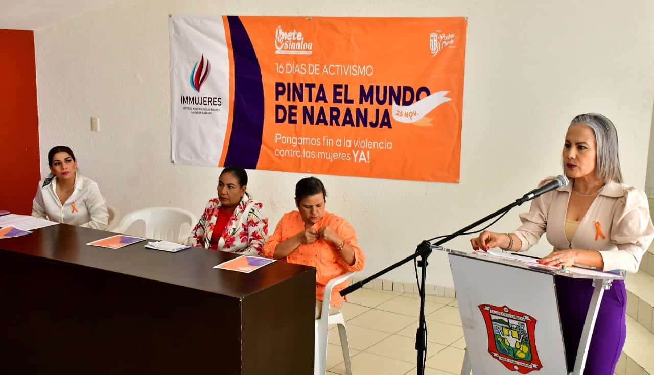Día Naranja 16 días de activismo en Guamúchil